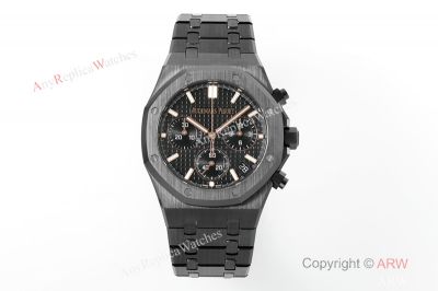 APS Factory Audemars Piguet Royal Oak 41mm Calibre 4401 Movement Black Face/Band Watch
